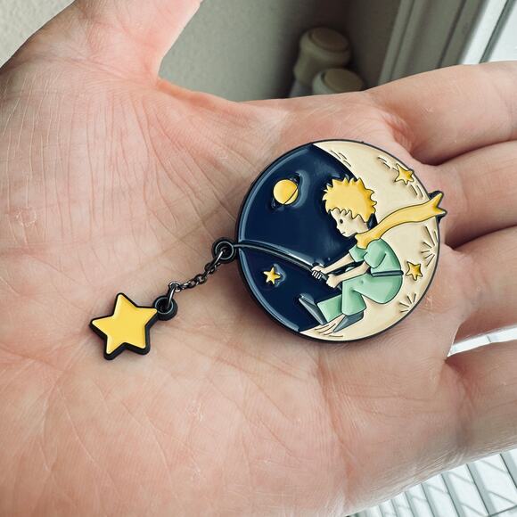 Little Prince Fishing a Star 263-1 - Picture 2 of 2